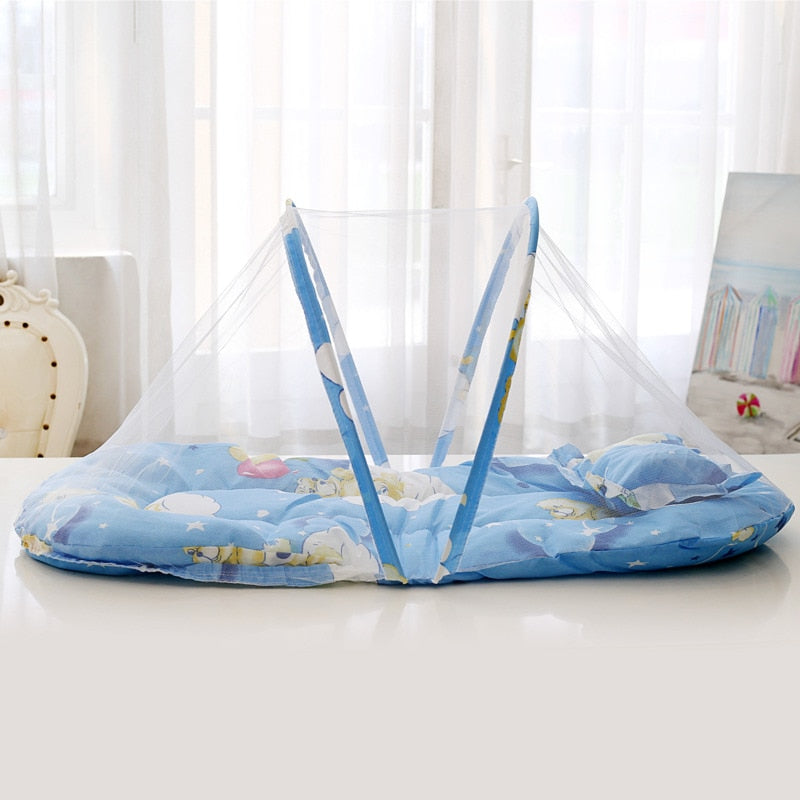 Baby Mosquito Net For Crib Portable Foldable Bed Newborn Summer Sleep Play Tent Polyester Mesh Bedroom Supplies Accessories 