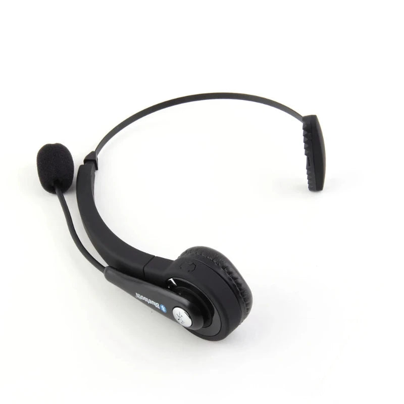 Bluetooth Headset Handsfree Noise Canceling with Microphone Headphones for PS3 Smart Phones Tablet PC Stereo Headset