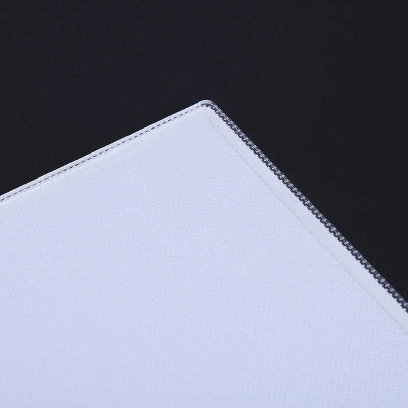 Light blue fabric with a dark border on a black background