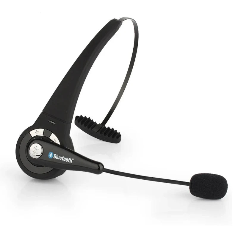 Bluetooth Headset Handsfree Noise Canceling with Microphone Headphones for PS3 Smart Phones Tablet PC Stereo Headset