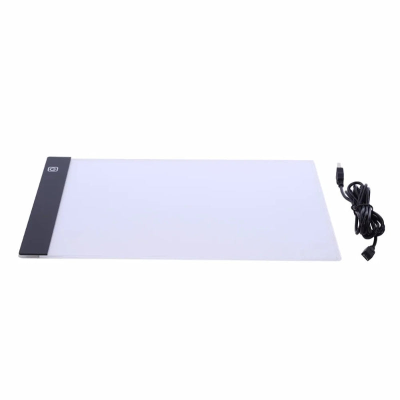 Light pad with USB cable on a white background