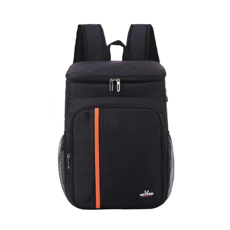 20L Large Capacity Double-Shoulder Lunch Backpack Leak Proof Insulated Bag Outdoor Picnic Bag Picnic Food Beverage Storage Bag