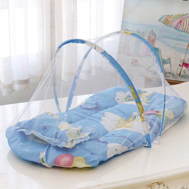 Baby Mosquito Net For Crib Portable Foldable Bed Newborn Summer Sleep Play Tent Polyester Mesh Bedroom Supplies Accessories 