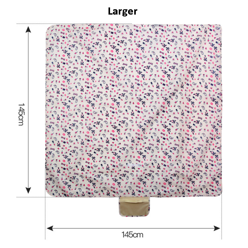 Outdoor waterproof picnic mat outdoor camping mat summer beach mat children crawling mat