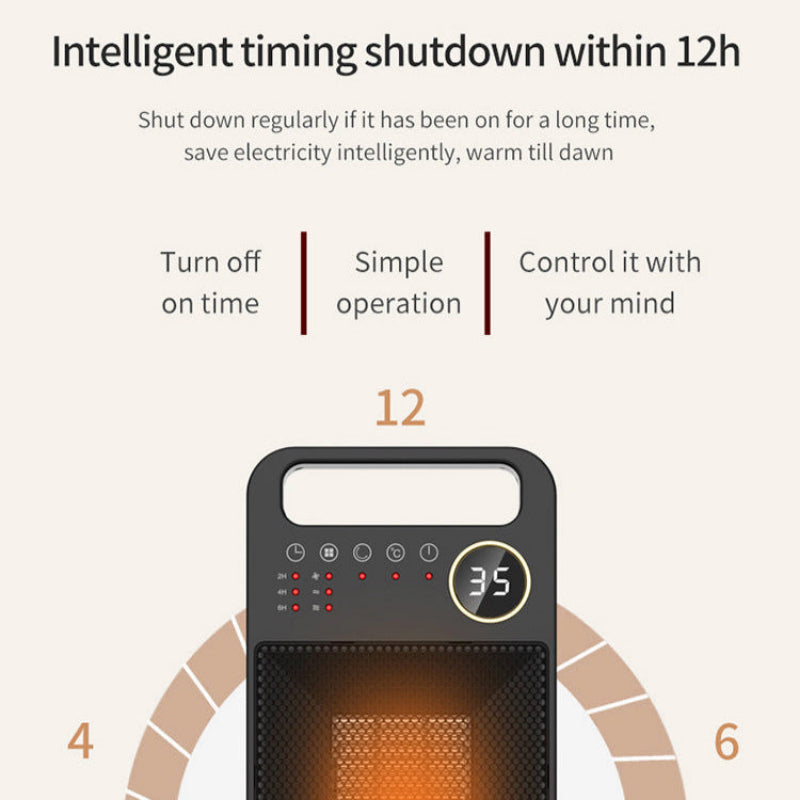 #Remote #Control #ElectricHeater #TouchScreen #Energy-efficient #Portableheating #Compact size