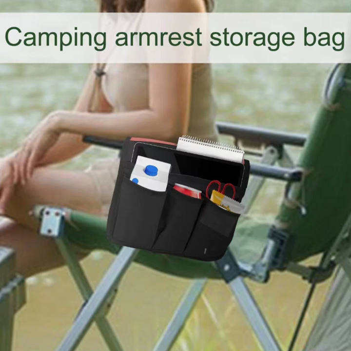 Chair Armrest Side Storage Pouches