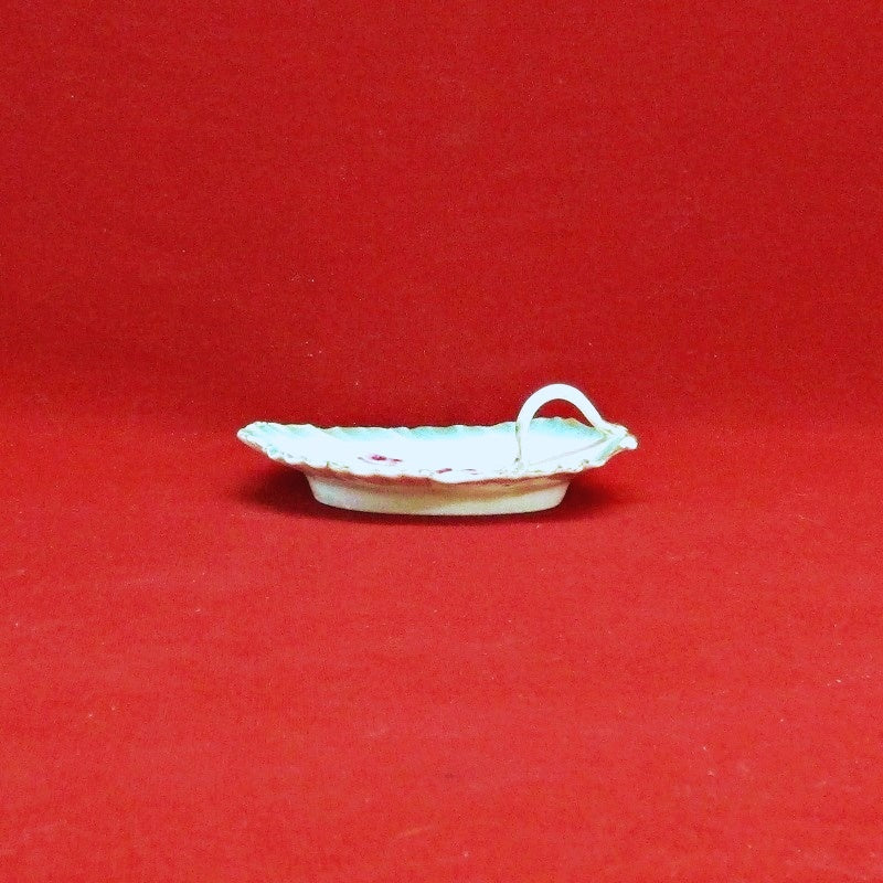 Antiques Vintage Collectable Orbicular Leaf Shape Dish Trinket Dish