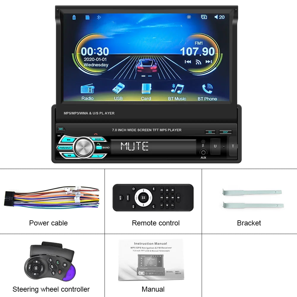 MP5 Stereo Audio/Video Screen