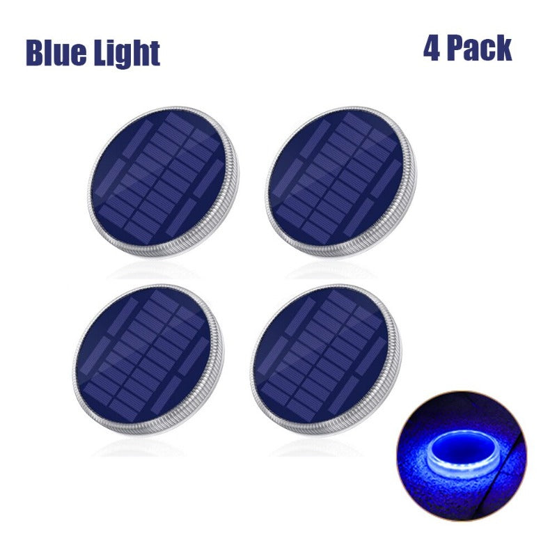 Led Solar Deck Lights Outdoor Waterproof Lawn Lamps Battery Powered Solar Step Light for Pathway Driveway Garden Walkway Patio