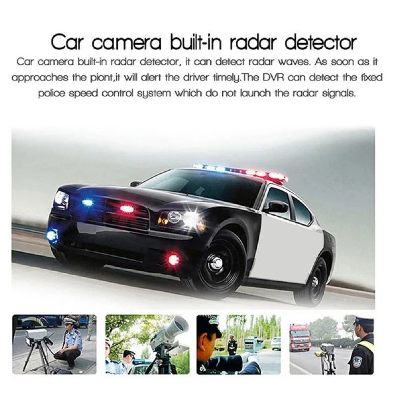 Car DVR Dash Cam Video Recorder 2 In 1 Rear View Dual Camera Full HD 720P Car Camera Cycle Recording Night Vision G-sensor