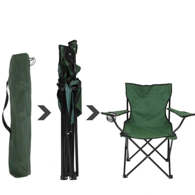 Fishing Chair Foldable Camping Hiking Picnic Chair Outdoor Furniture Beach Chairs Camping Chair Stool with Armrest Moon Chair