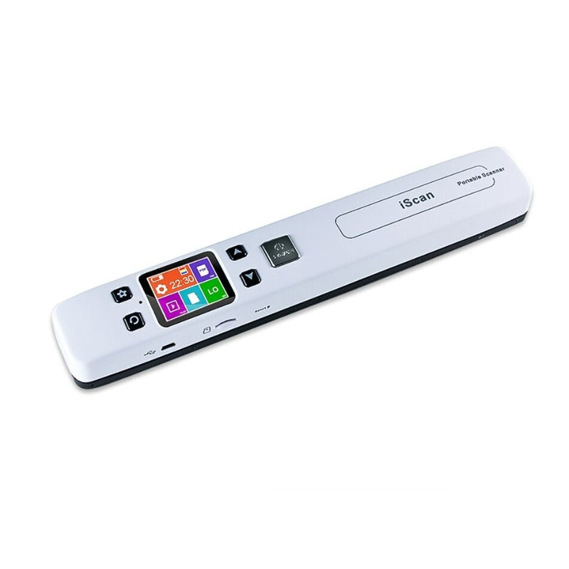 Mini Iscan Document & Images Scanner A4 Paper 1050DPI JPG/PDF Format High Speed Portable Scan LCD Display for Business Photos