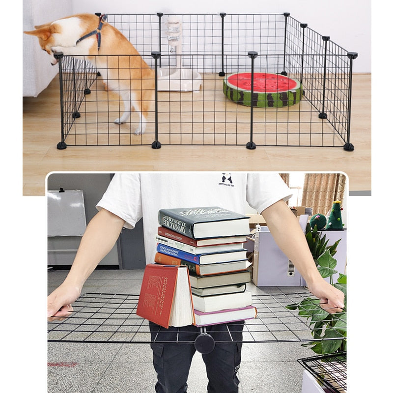 DIY Pet Cat Cage Large Indoor Large Indoor House Outdoor Large Cat House Villa Multi Door & Window Folding Detachable Large Hous