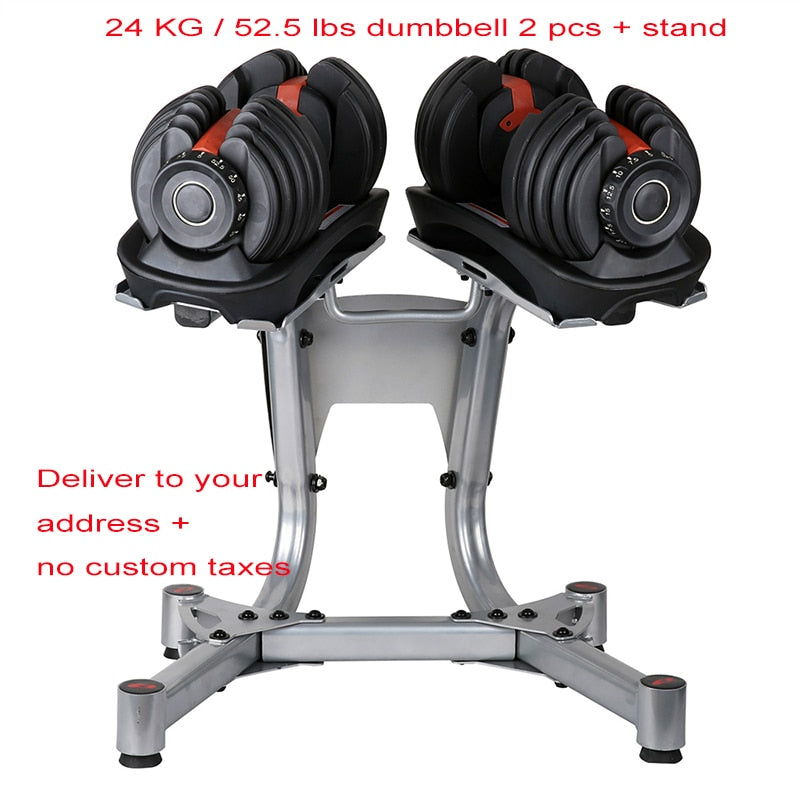 Adjustable Dumbbell Set Fast Automatic Intelligent Dumbbell Household Fitness Equipment Set
