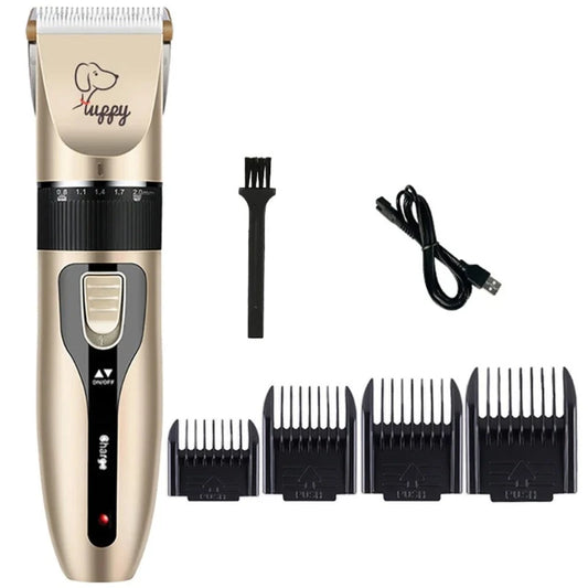 Dog Cat Clipper Hair Clippers Grooming Haircut Pet Shaver Full Set Pets Rechargeable Professional Cutter Shaver Cutting Machine