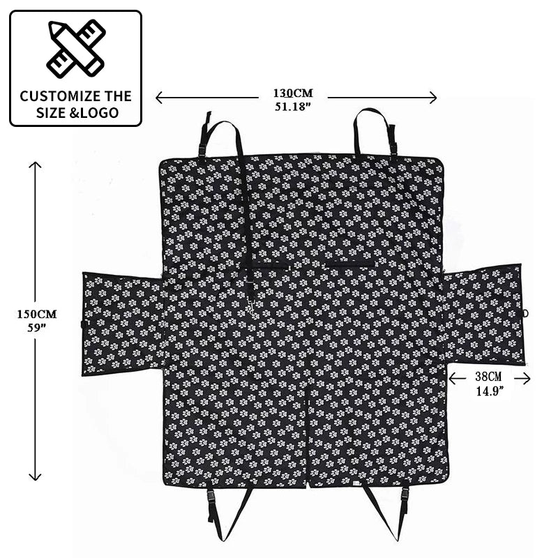Waterproof Car Backseat Protector Mat