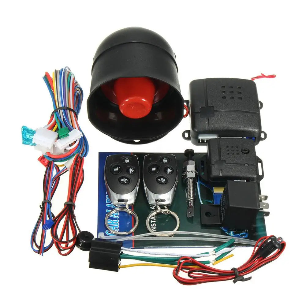 12V DC One-Way Vehicle Alarm System