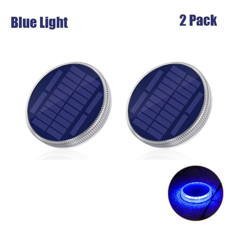 Led Solar Deck Lights Outdoor Waterproof Lawn Lamps Battery Powered Solar Step Light for Pathway Driveway Garden Walkway Patio