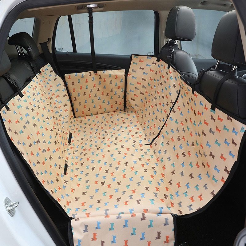 Carriers Waterproof Rear Back Pet Dog Car Seat Cover Mats Hammock Protector with Safety Belt Transportin Perro