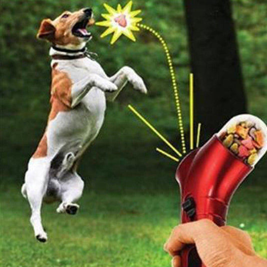 Dog Snack Launcher Dog Treat Launcher Snack Food Feeder GDWstore  