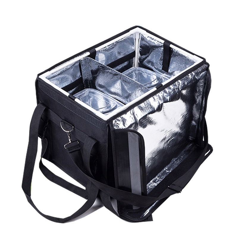 44L Shoulder Locks Insulated Refrigerating Cabin Waterproof Takeout Cabinet Food Delivery Container Delivery Box