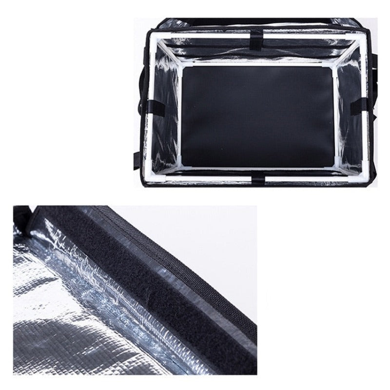 44L Shoulder Locks Insulated Refrigerating Cabin Waterproof Takeout Cabinet Food Delivery Container Delivery Box