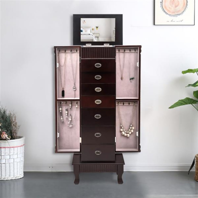 Larger Free Standing Jewelry Cabinet