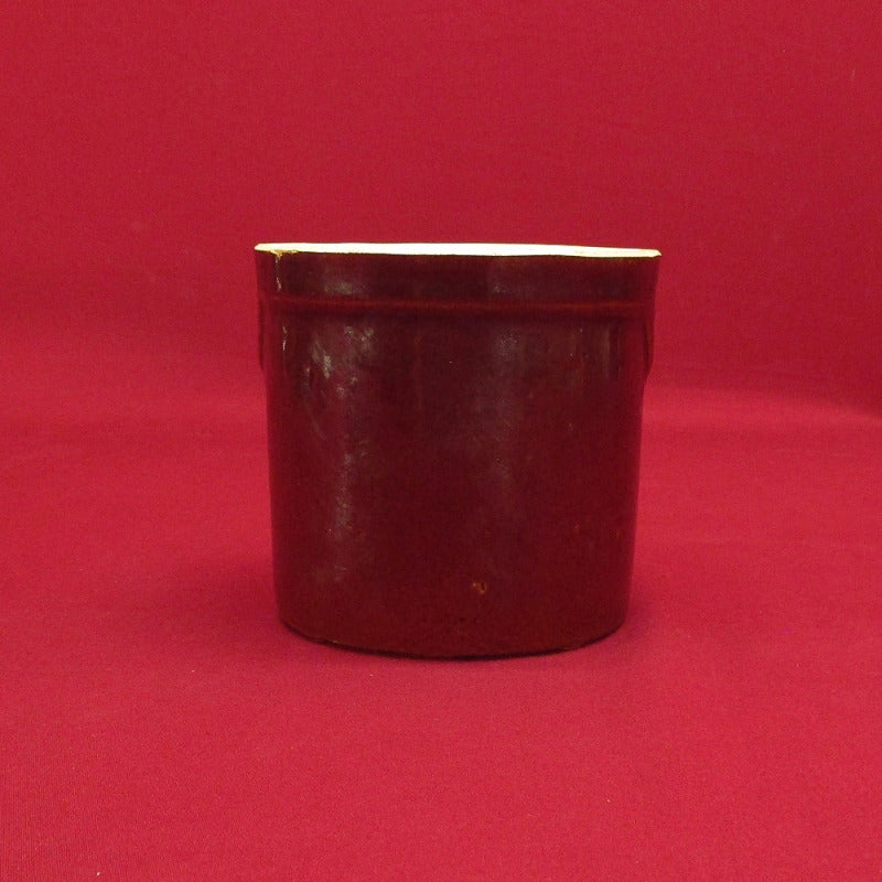 Vintage Antique Vintage 1970 Brown Cheese Crock