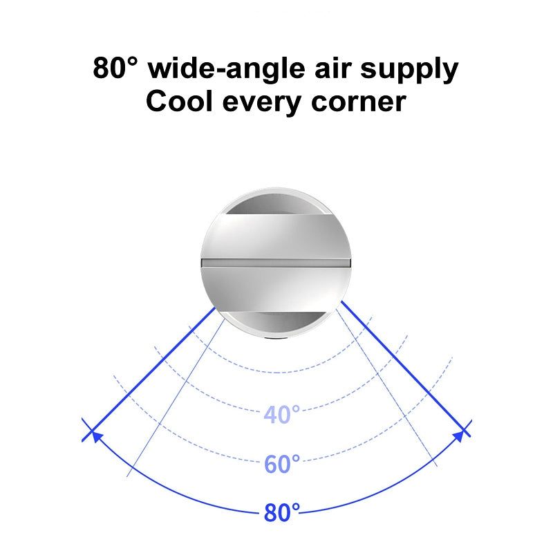 18-inch Tower Fan Household Modern Ground Fan Mute Air Filter Remote Control Small Electric Bladeless Blower