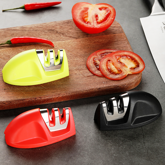 Knife Sharpener Mini Quick Kawaii Kitchen Accessories Portable Two-stage Mouse Sharpening Stone Kitchen Supplies