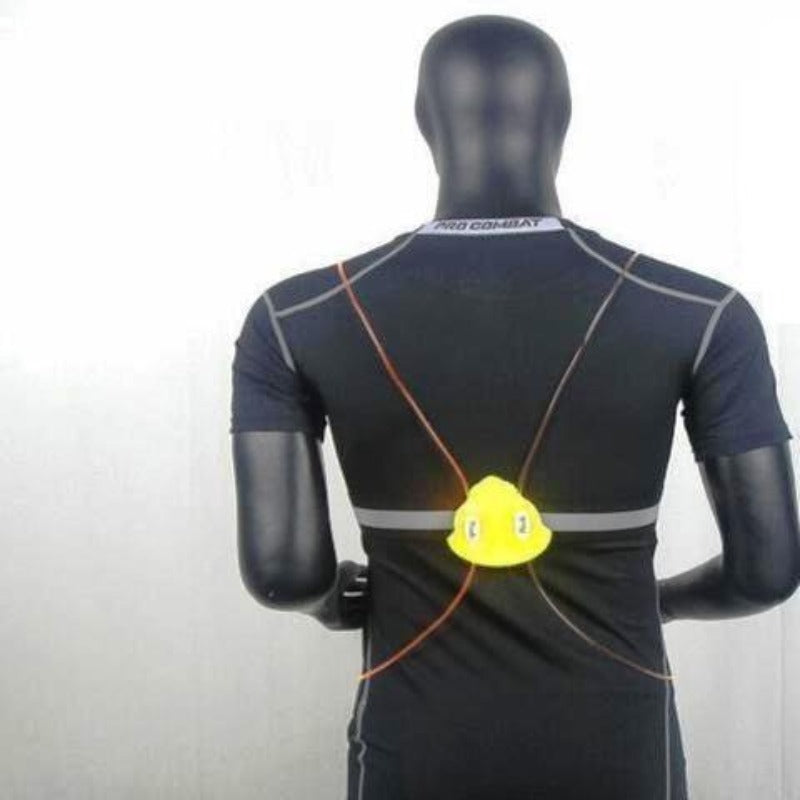 Night Outdoor Sport LED Vest 360 Reflective High Visibility Flash Safety LED Fiber Optic Night Running Riding Colorful