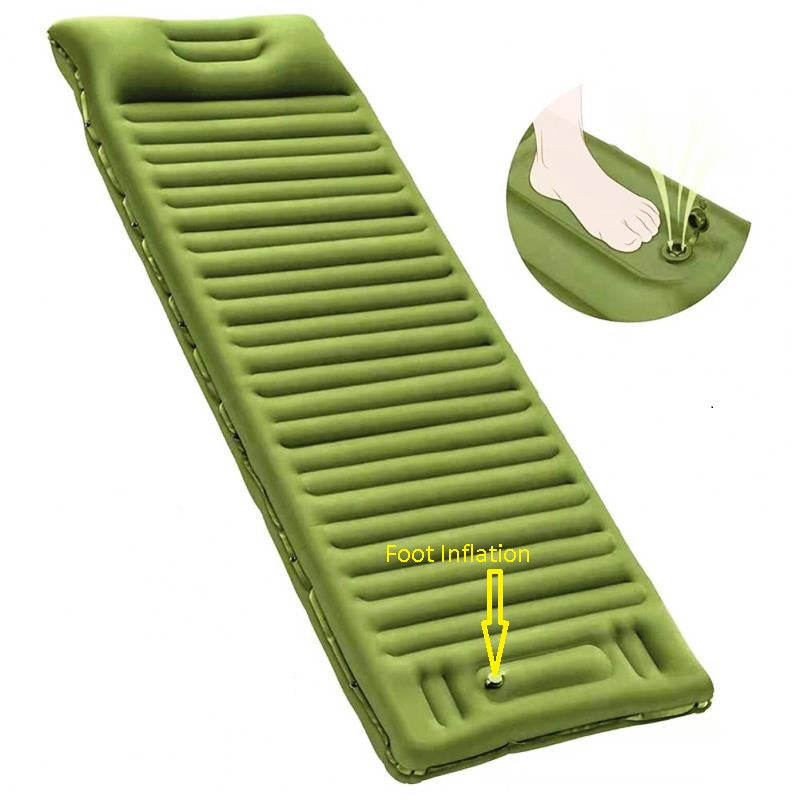 Outdoor Foot Can Be Spliced Airbed Portable Picnic TPU Inflatable Camping Cushion