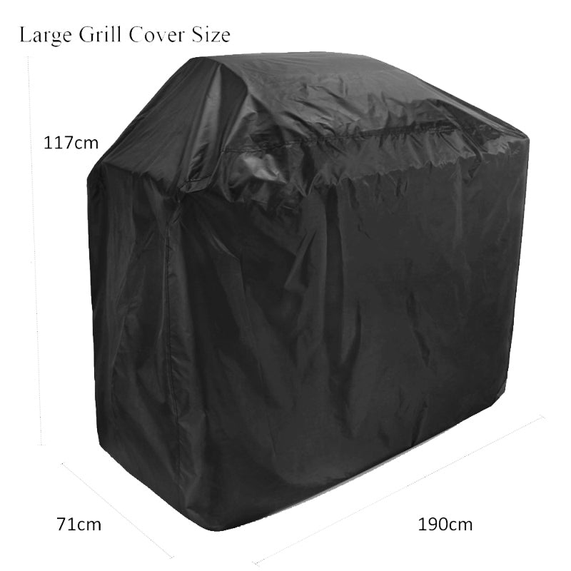 BBQ Grill Barbeque Cover Anti-Dust Waterproof Heavy Duty Charbroil BBQ Cover Outdoor Rain Protective Barbecue Cover 7 Size