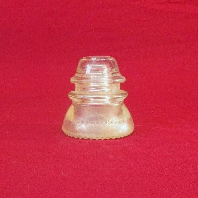 Vintage Antique HEMINGRAY-42 Short Mold Insulator