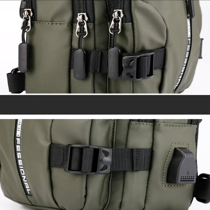 Crossbody Bags Men Multifunctional Backpack Shoulder Chest Bags