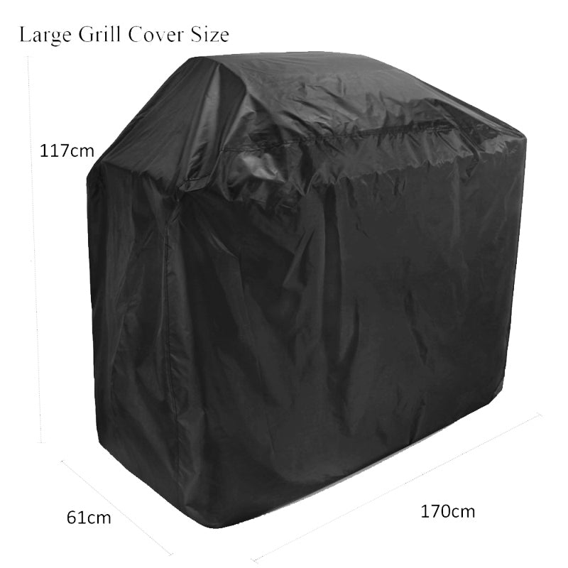 BBQ Grill Barbeque Cover Anti-Dust Waterproof Heavy Duty Charbroil BBQ Cover Outdoor Rain Protective Barbecue Cover 7 Size