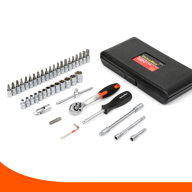Hand Tool Sets Car Repair Tool Kit Mechanical Tools Box for Home DIY 1/ ...