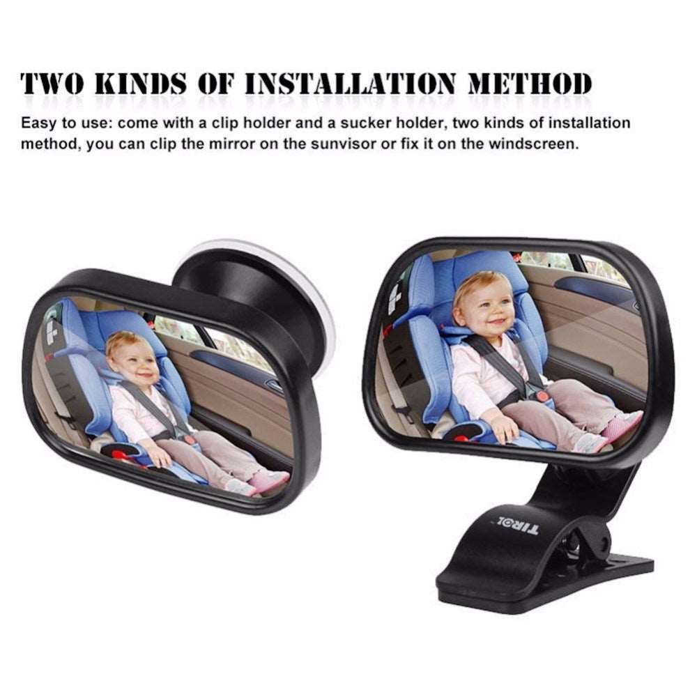 Vehicle Back Seat Rearview Adjustable Safety Mirror