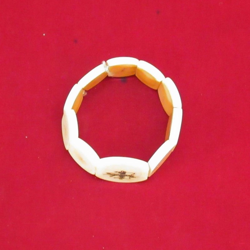 Antique Vintage Eskimo/Kayak Ivory Stretch Bracelet