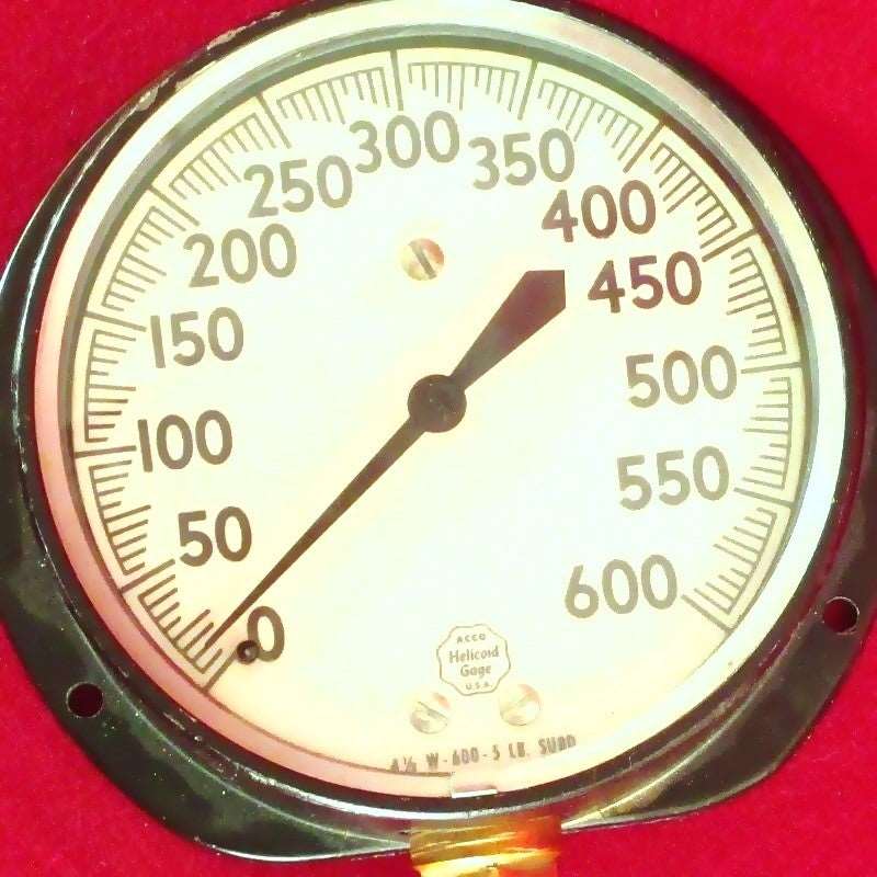 ACCO Helicoid Gage1515A 600psi.