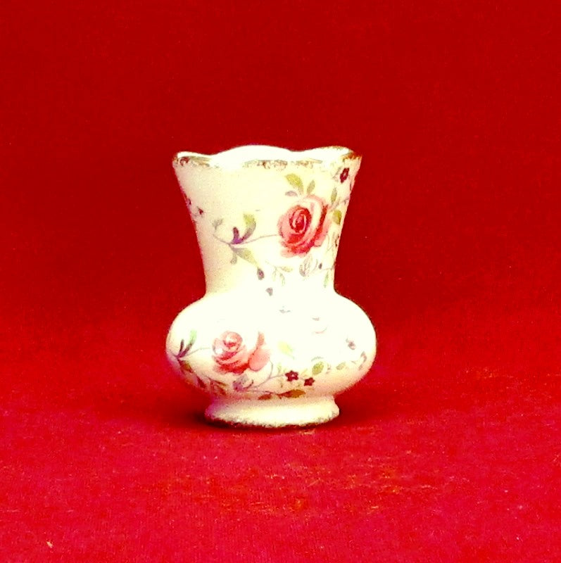 Chinese Rose Flowers Small Vase - Great Deals Webstore