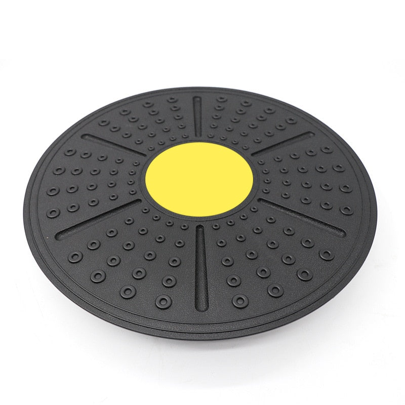 Yoga Balance Board Wobble Fitness Rotation Massage Stability Disc Round Plates Board Gym Waist Twisting Exerciser