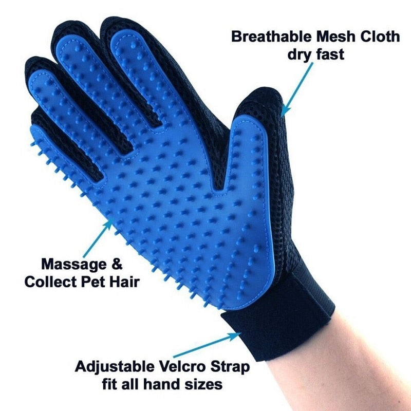 Cat Gloves Pet Glove Cat Grooming Pet Dog Hair Deshedding Cat Brush Comb Glove For Pet Dog Cleaning Massage Cat Glove For Animal