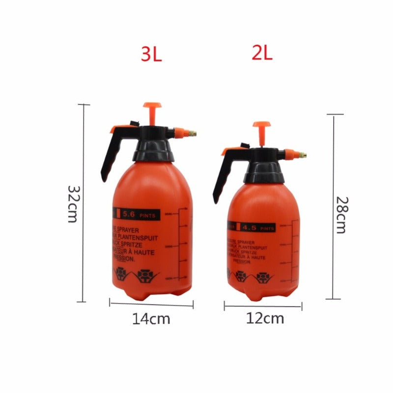 Fogger Hand Pressure Trigger Sprayer Bottle Adjustable Copper Nozzle Head Manual Air Compression Pump Spray Bottle