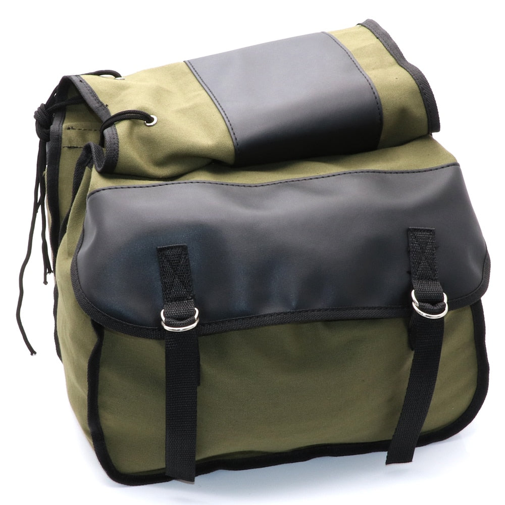 Canvas Motorcycle/Bike Saddlebag