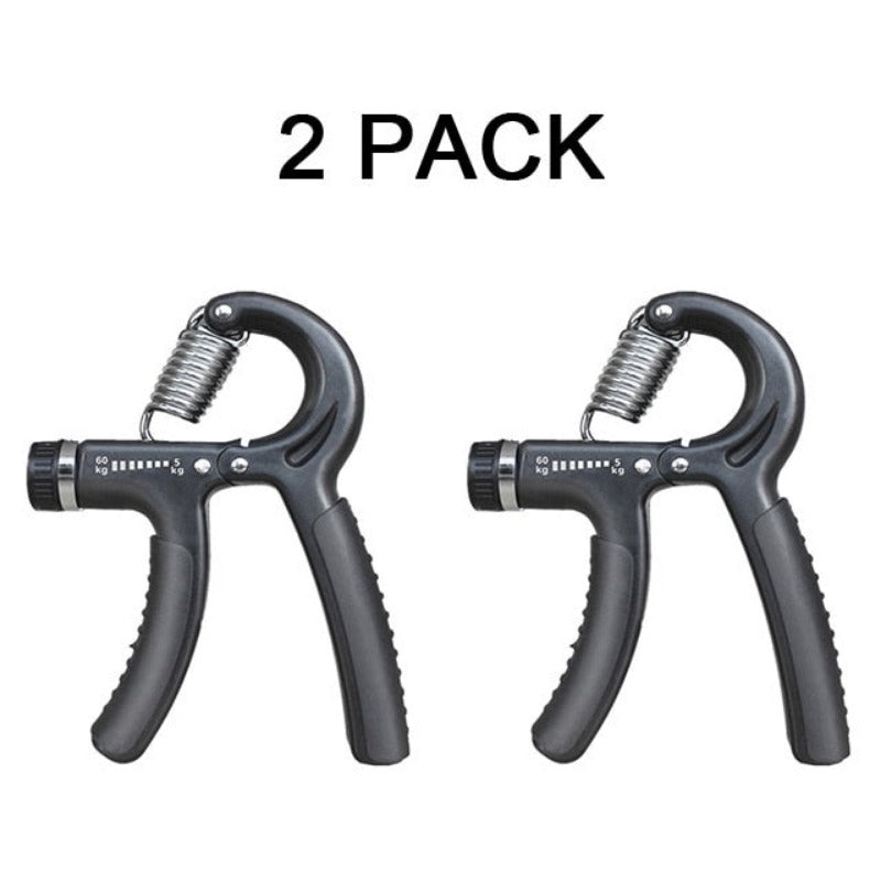 Hand Grip Strengthener Strength Set of 2 Increasing Hand Wrist Forearm Trainer Exerciser Adjustable Resistance 11~132Lbs