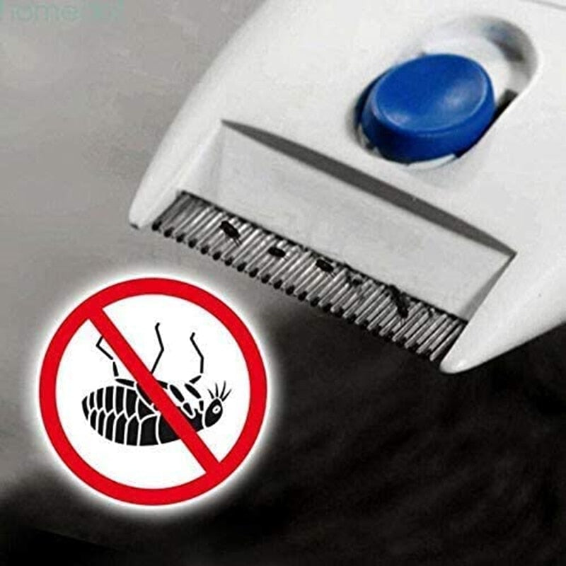 Pet Electric Lice Remover Flea Cleaning Brush Hair Comb Dog Lice Catcher