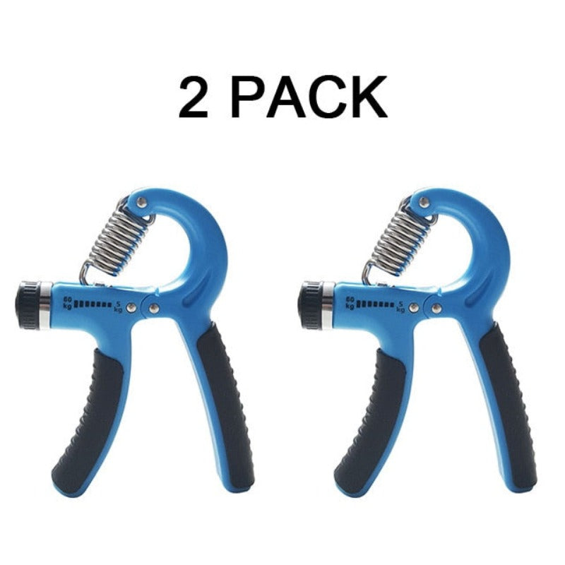 Hand Grip Strengthener Strength Set of 2 Increasing Hand Wrist Forearm Trainer Exerciser Adjustable Resistance 11~132Lbs