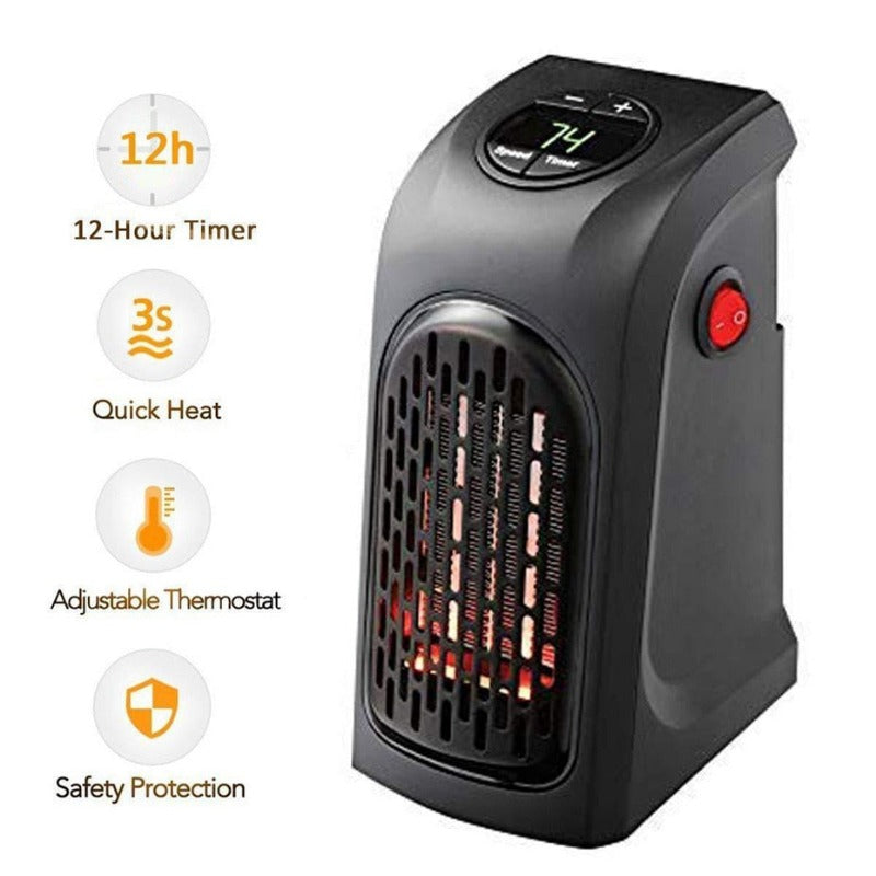 Mini Fan Heater portable Electric Heater Household Wall Heater Stove Radiator Plug-In Warmer Machine for Winter