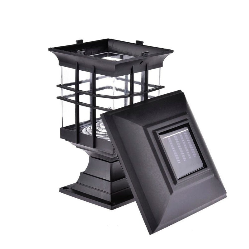 Solar Post Column Lamp Waterproof Landscape Garden Solar Light LED Outdoor Post Deck Cap Column Fence Lamp